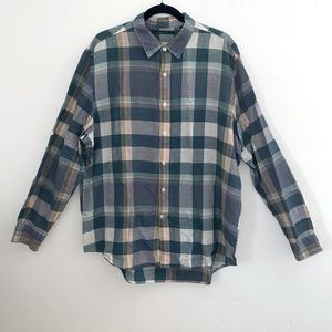 Perry Ellis casual button  down long sleeve shirt XL